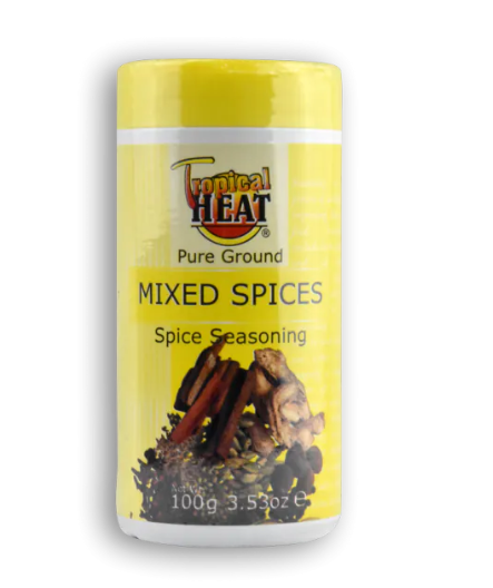 TROPICAL HEAT Pure Ground Mixed Spices 3.53 OZ